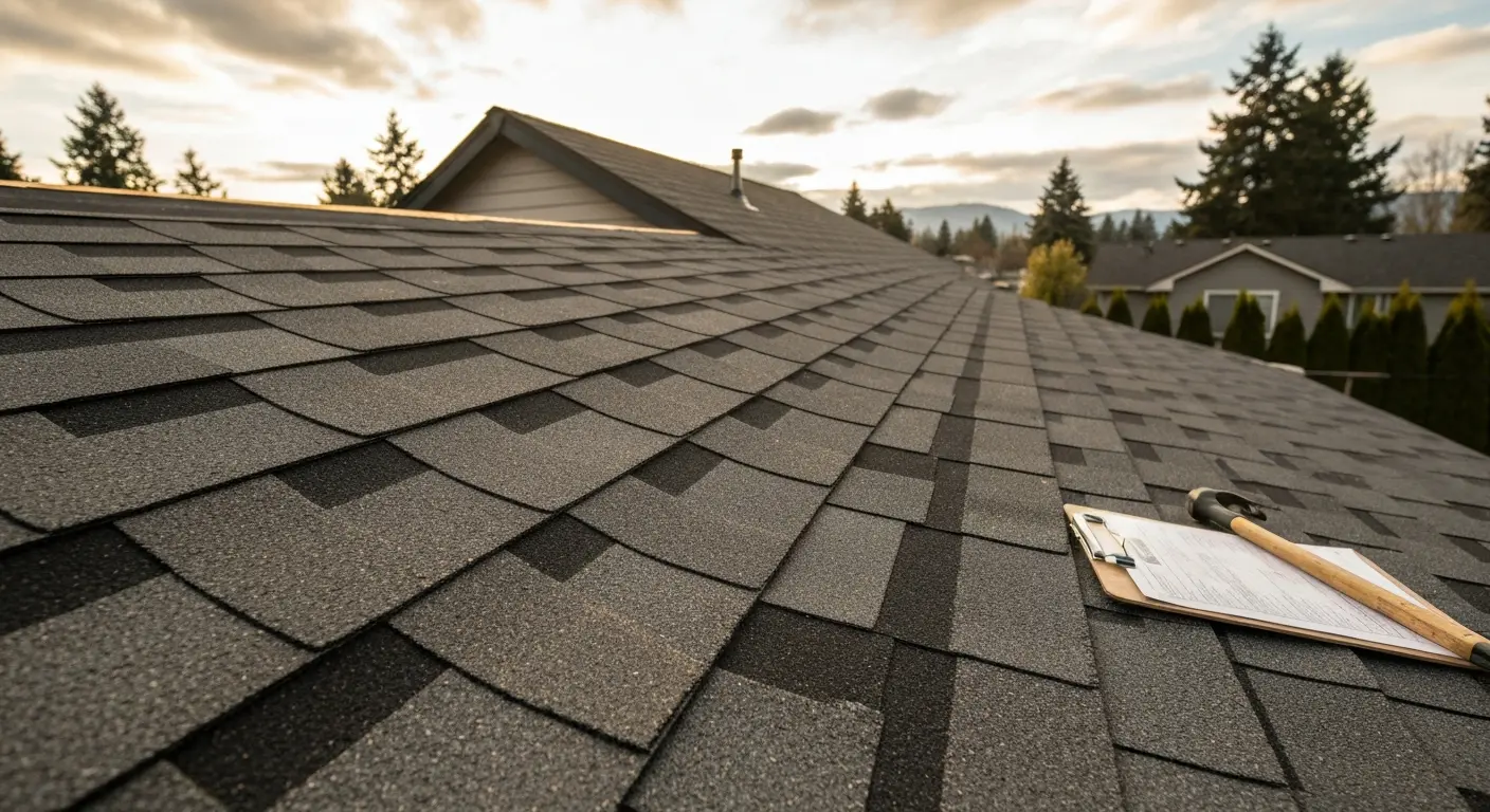 Asphalt shingle roof installation