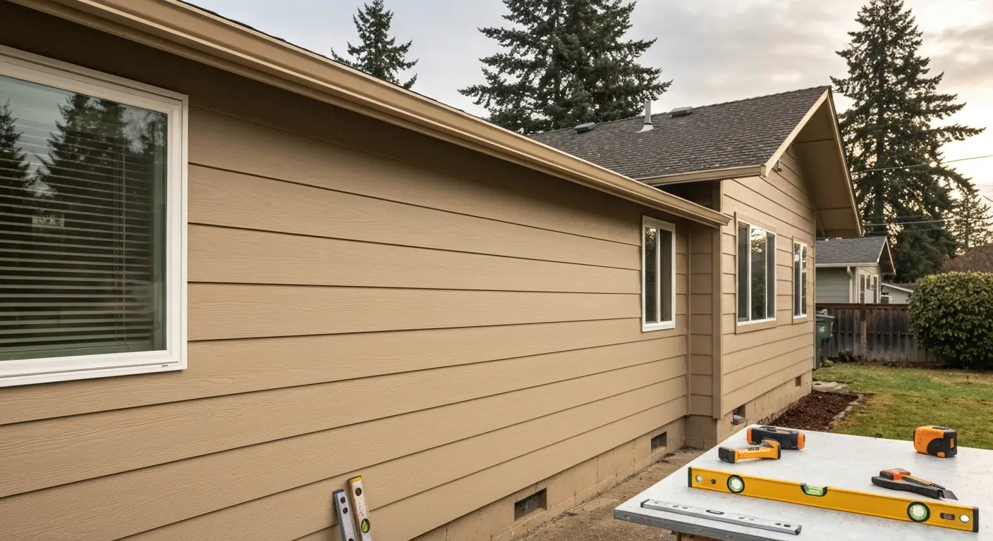 Fiber cement siding installation