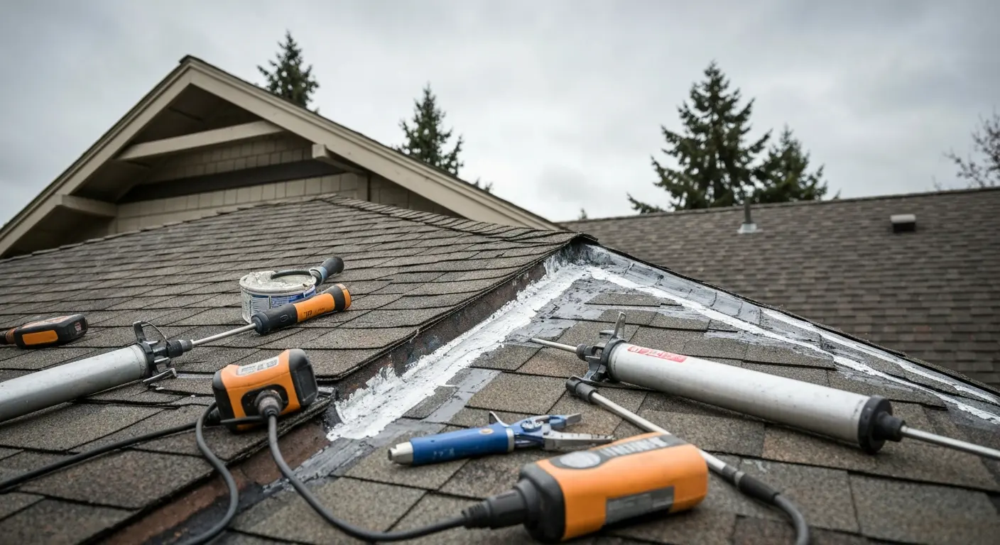 Roof leak repair
