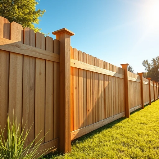 Beautiful wooden fence installation in Fort Oglethorpe GA, showcasing quality craftsmanship and natural surroundings.