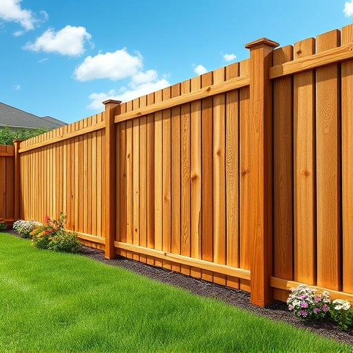 Completed wooden fence installation in Gadsden AL, showcasing craftsmanship in a beautiful residential backyard.