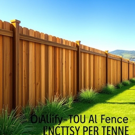Perfectly installed wooden fence in Chatsworth GA, showcasing rich tones and detailed grain against lush greenery.