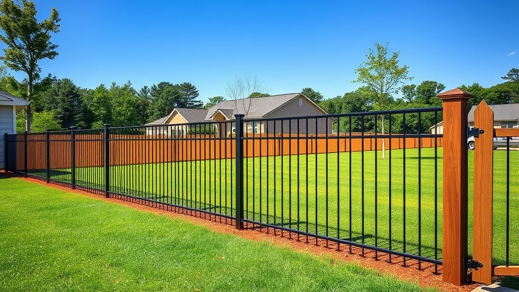 Fencing in Canton, GA showcasing various styles and designs for residential properties.