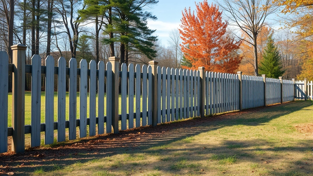 Fencing in Rock Spring, GA with a scenic background of trees and grass.