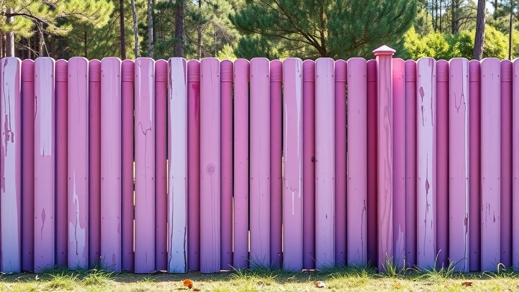 Fence Painting projects in Cohutta GA showcasing vibrant colors and detailed craftsmanship.
