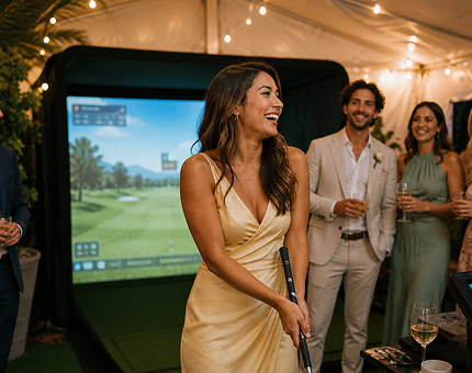 Reception and rehearsal dinner setup