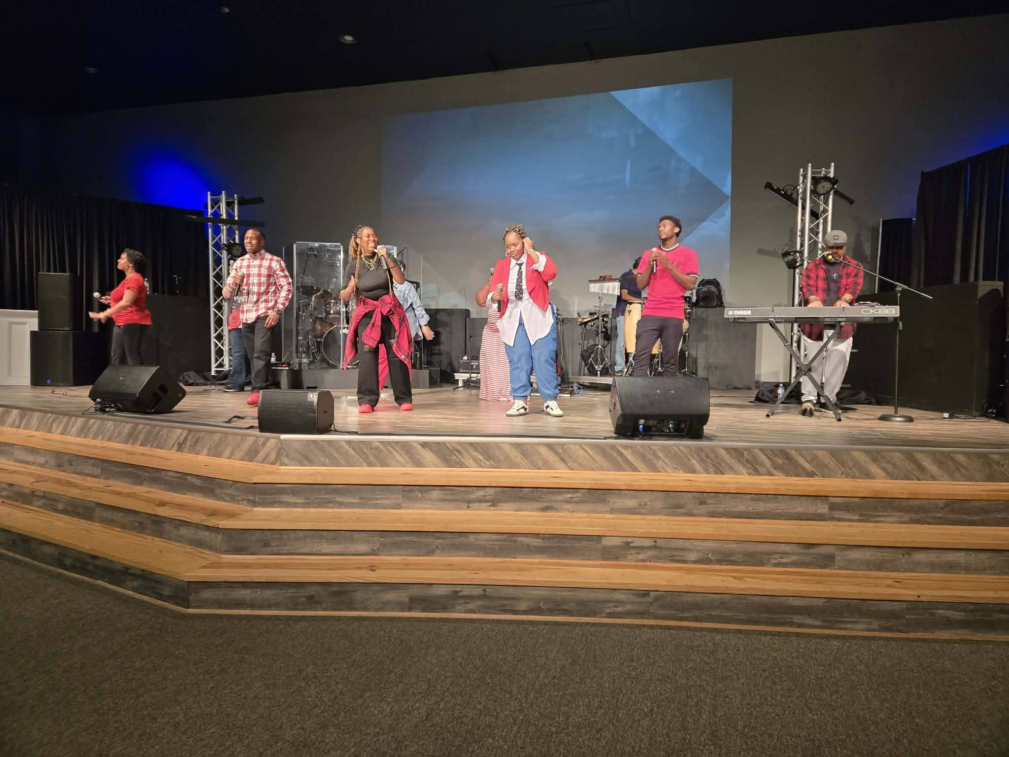 Worship team at ICON Church