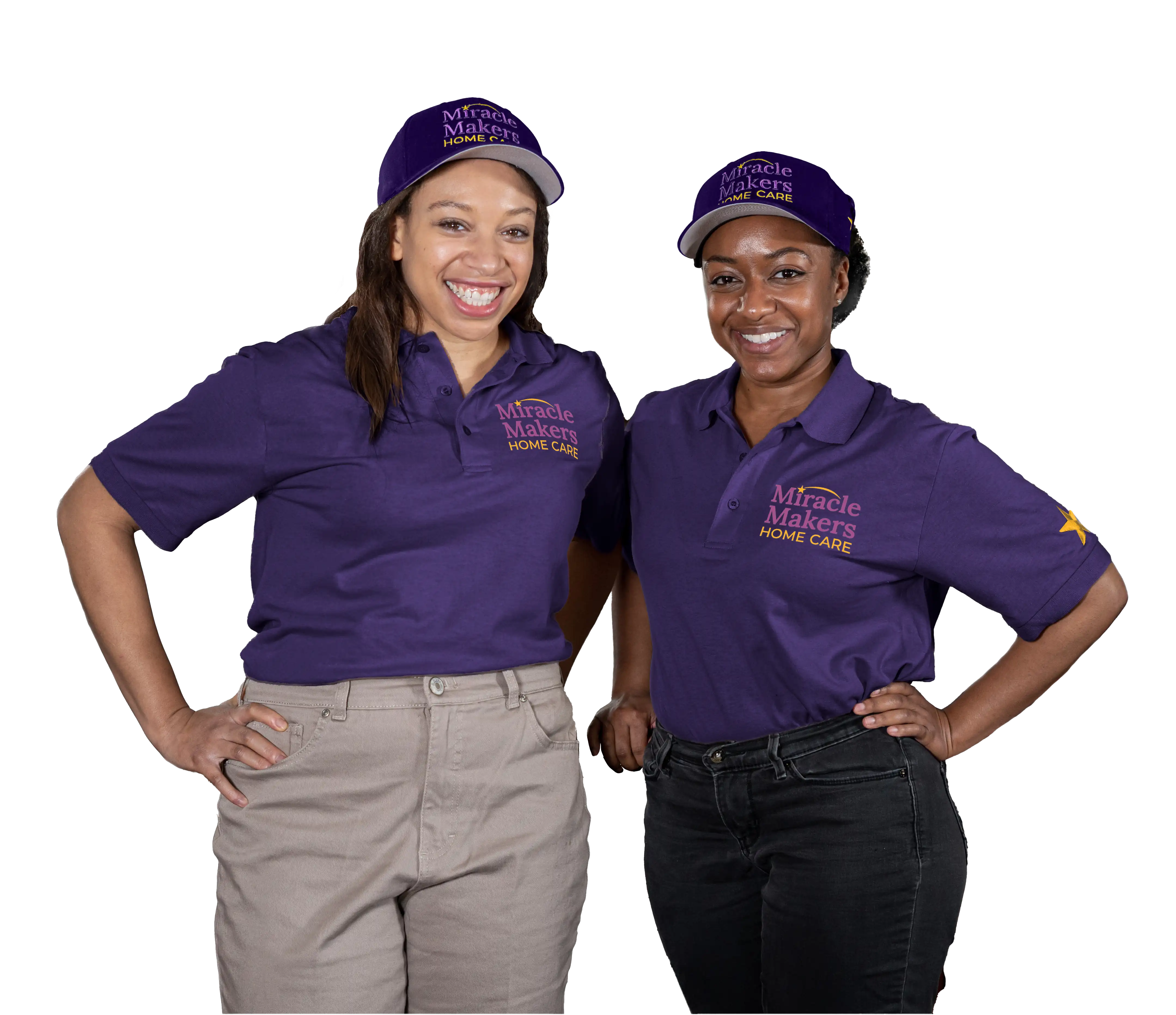 Smiling professional caregiver — join the Miracle Makers Home Care team in Pennsylvania