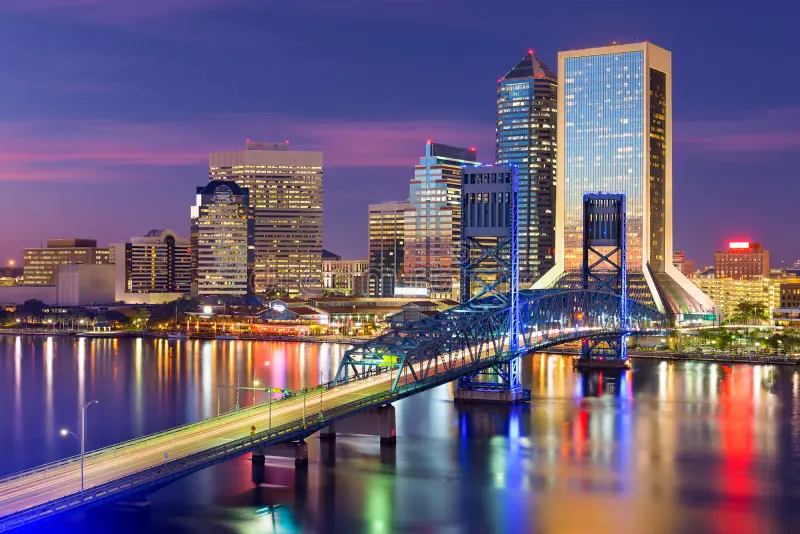 View of Jacksonville, FL skyline — connecting local community to national Medicare updates