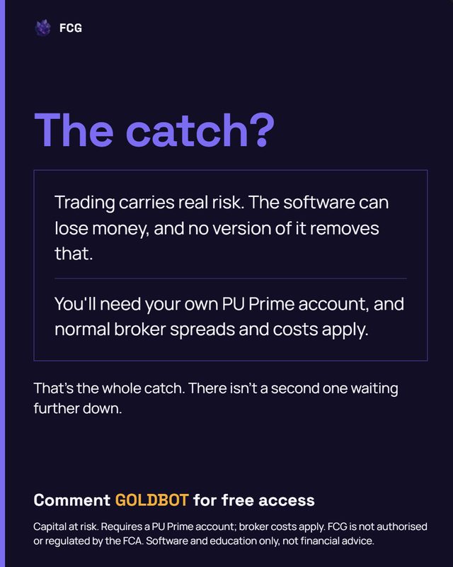The catch: trading carries real risk.