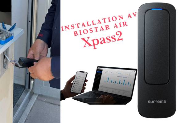 Molnbaserad administration med BioStar Air, Xpass2