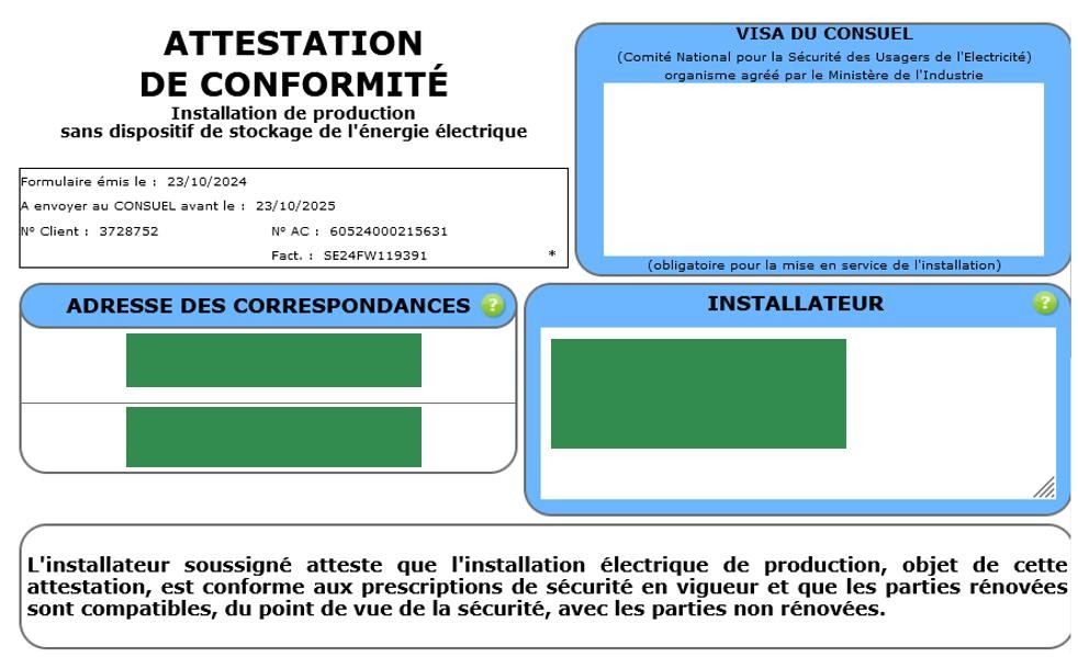 Comité National pour la Sécurité des Usagers de l'Électricité.