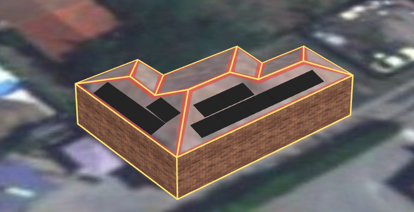 Etude 3D pour photovoltaïque