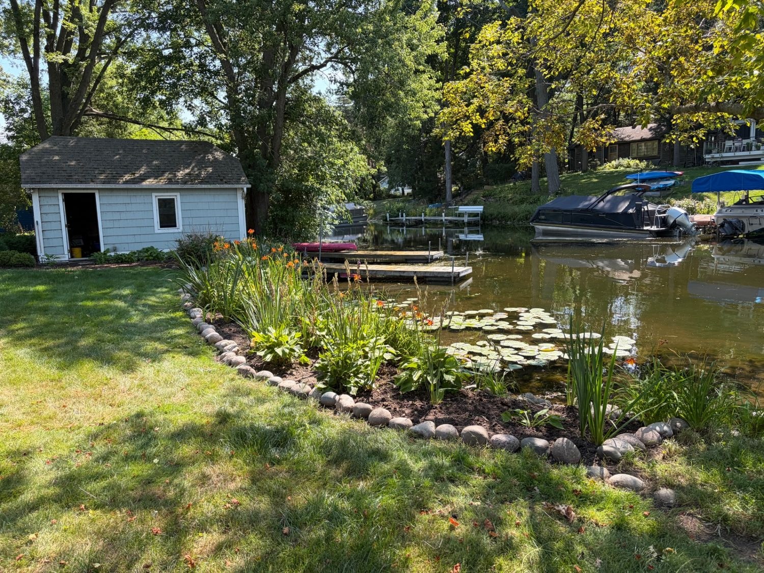 Grow Luck Landscaping Solutions project in Waukesha, Wisconsin