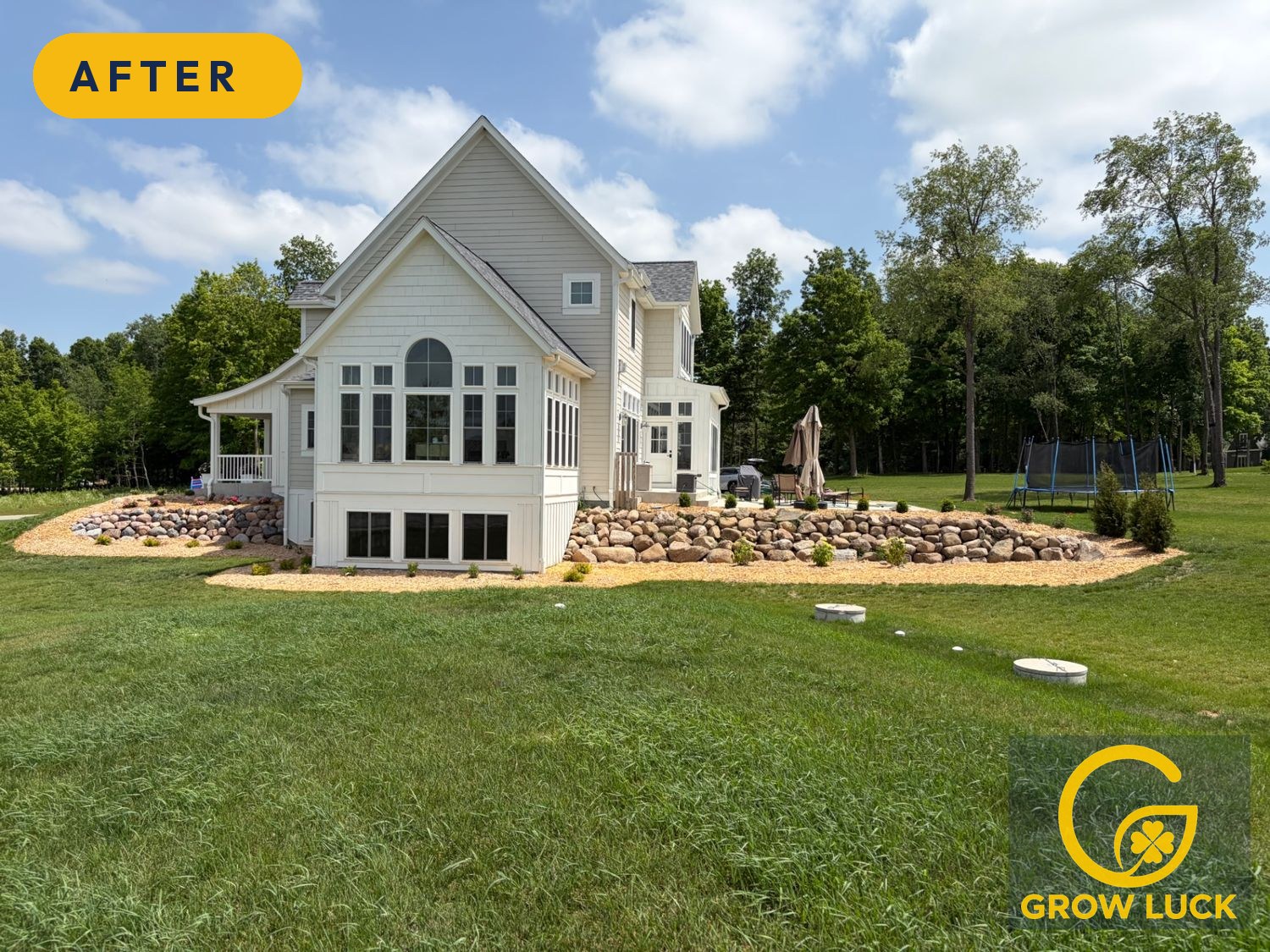 Outdoor Transformation — after