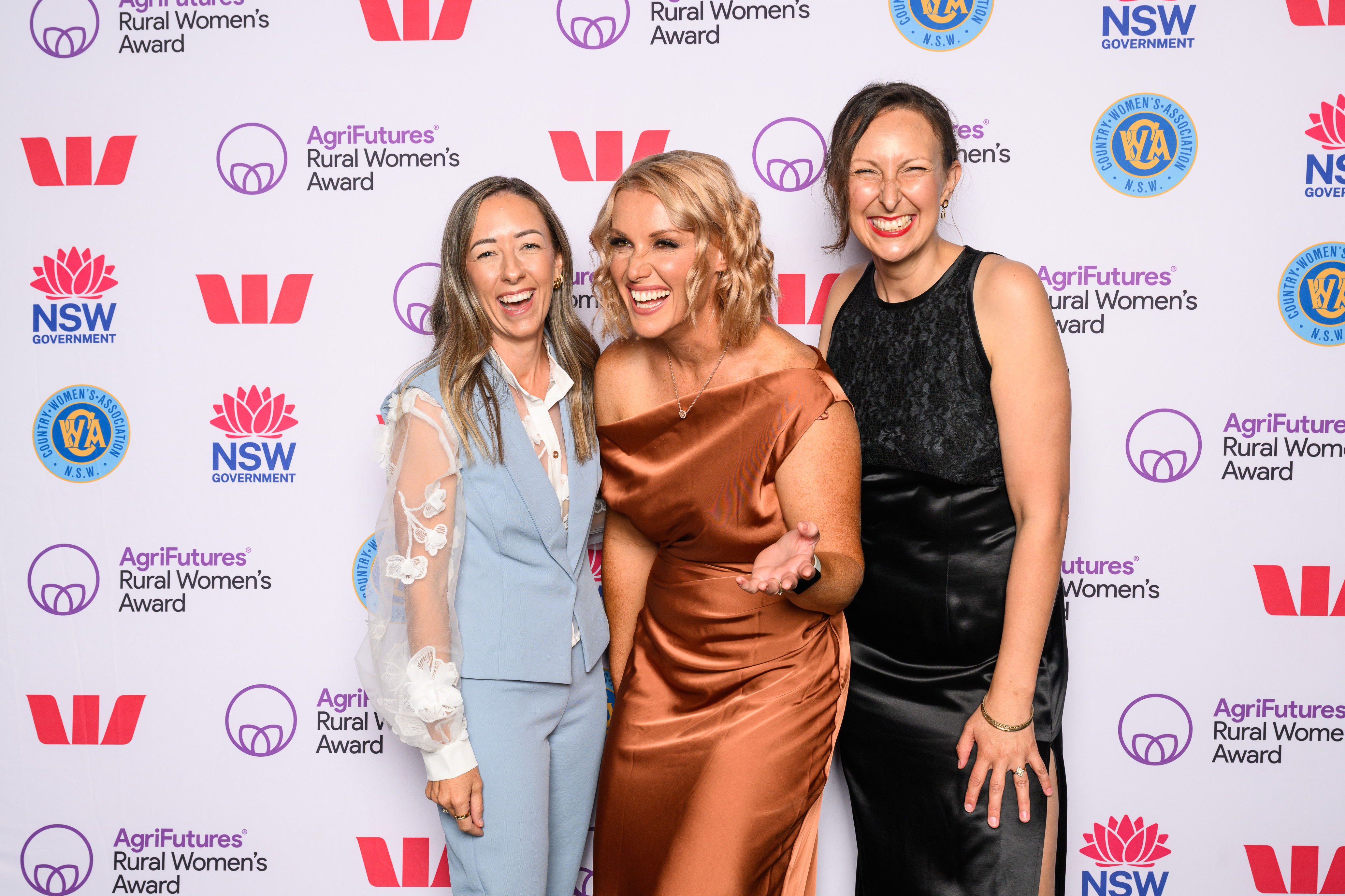 Emma with women at AgriFutures