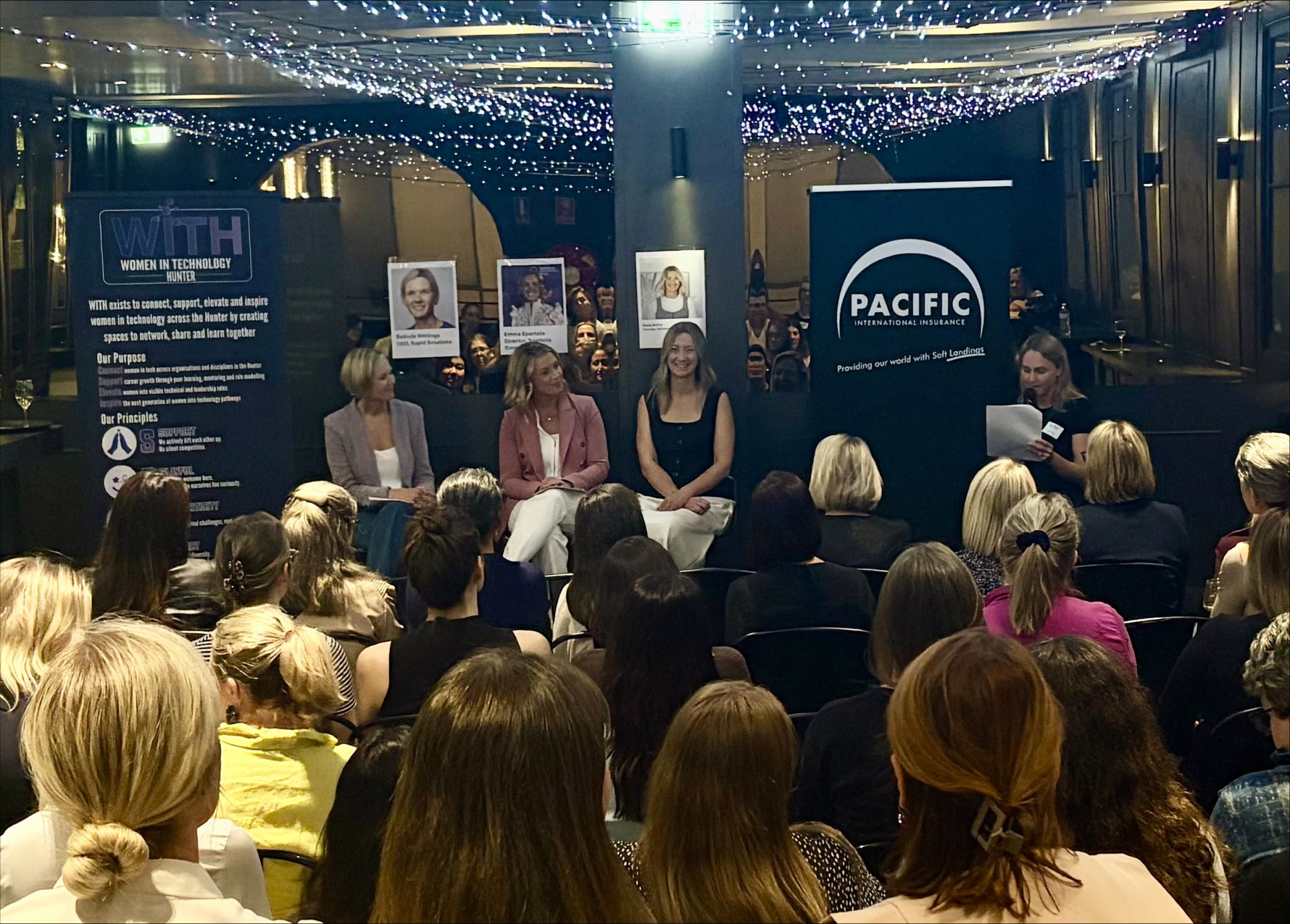 Emma Spartalis on panel — Women in Technology