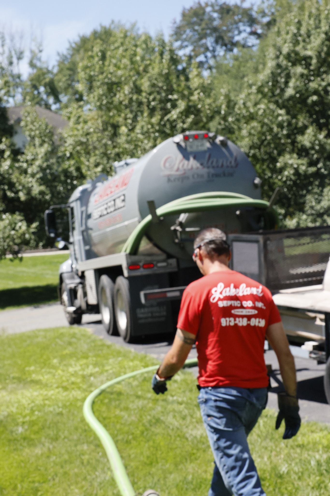 Lakeland Septic service truck serving North Jersey and the Hudson Valley