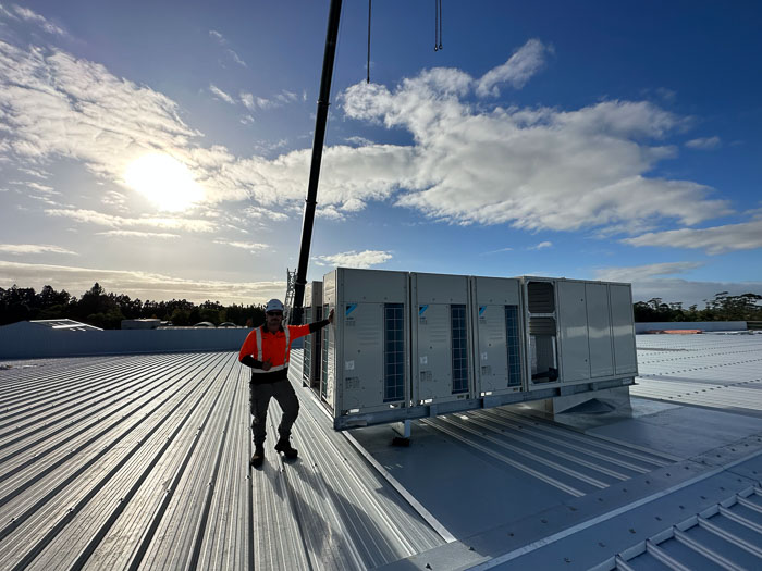 Bunnings Waipapa HVAC — commercial HVAC and refrigeration project completed by Scheepers Refrigeration in Northland, New Zealand