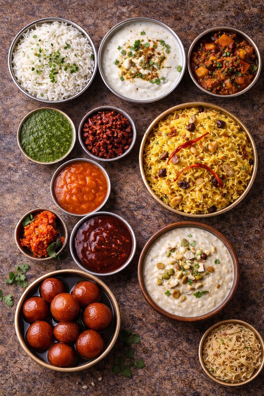 Punjabi veg tiffin with sabzi daal and rotis