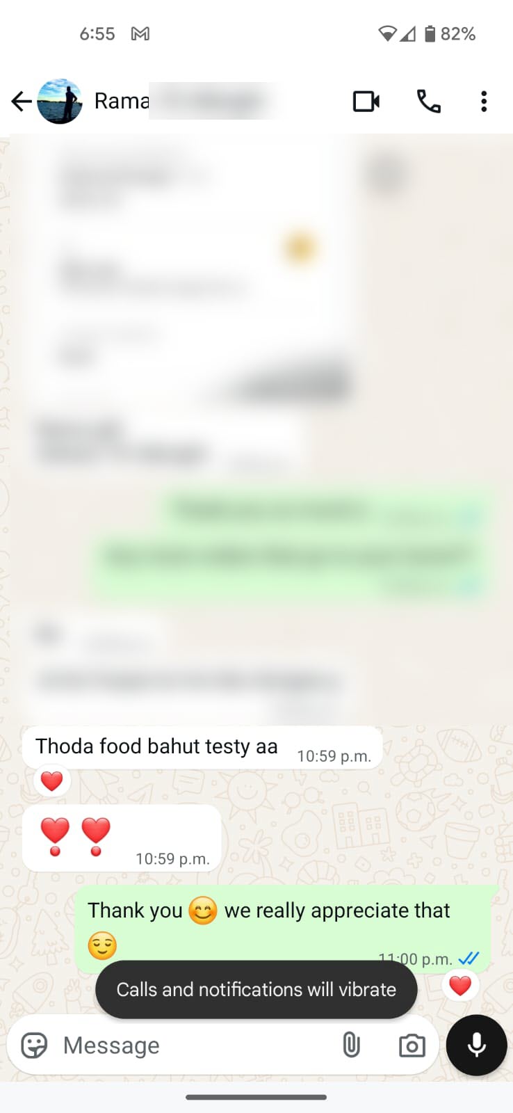 Client testimonial image for Heritage Tiffins