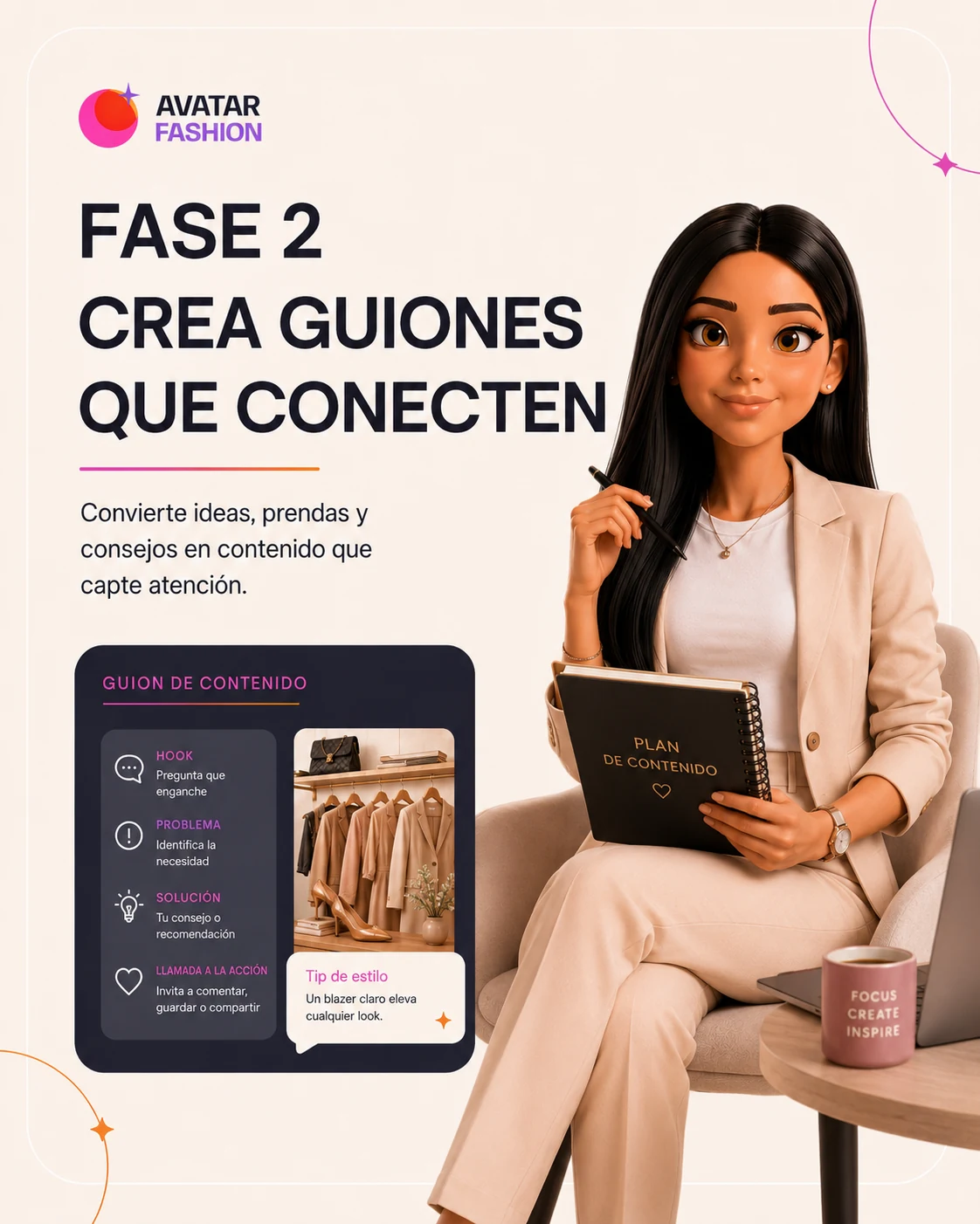 Fase 2: crea guiones que conecten