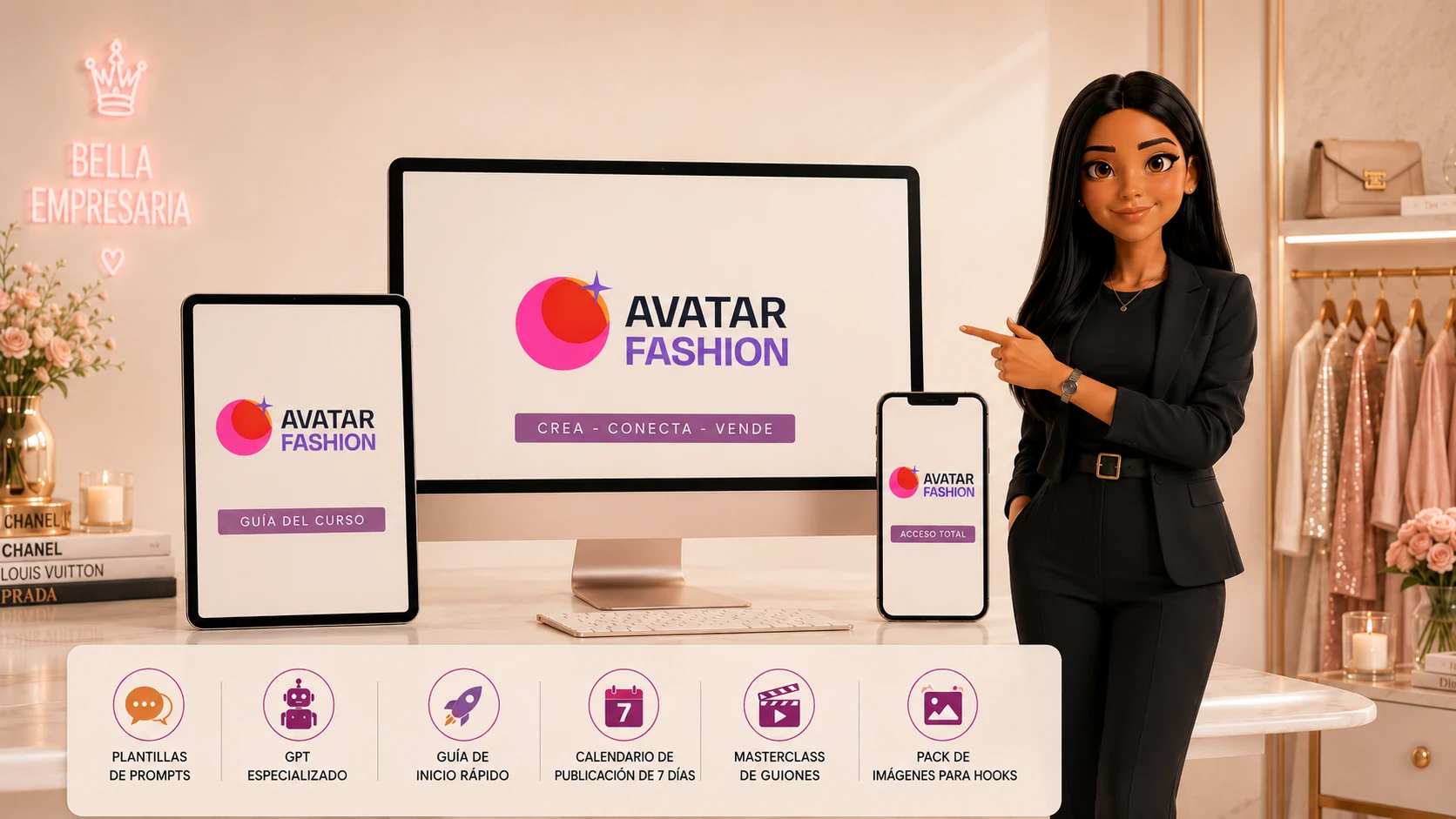 Avatar Fashion — acceso en todos tus dispositivos