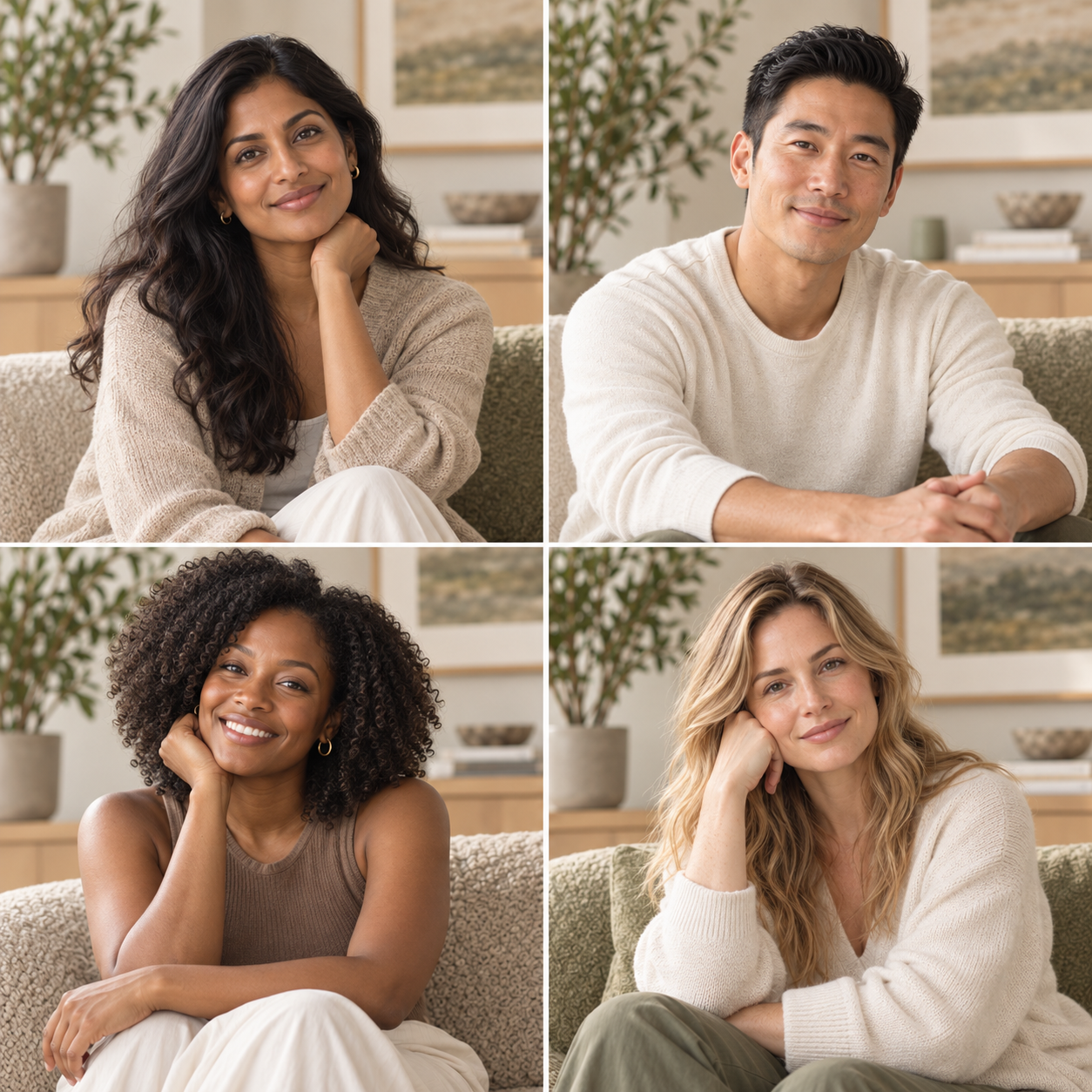 A diverse group of adult patients Skin Harmony MD serves