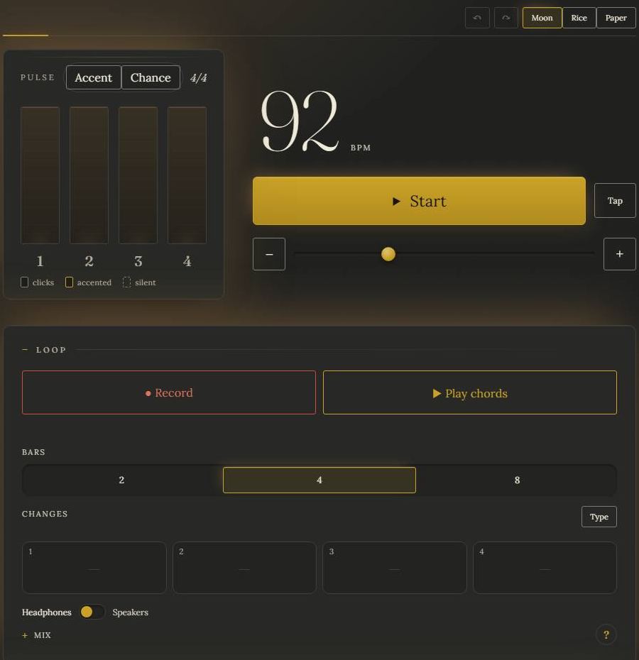 Screenshot of The Metronome