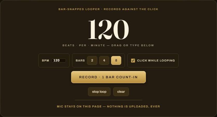 Screenshot of Browser Looper