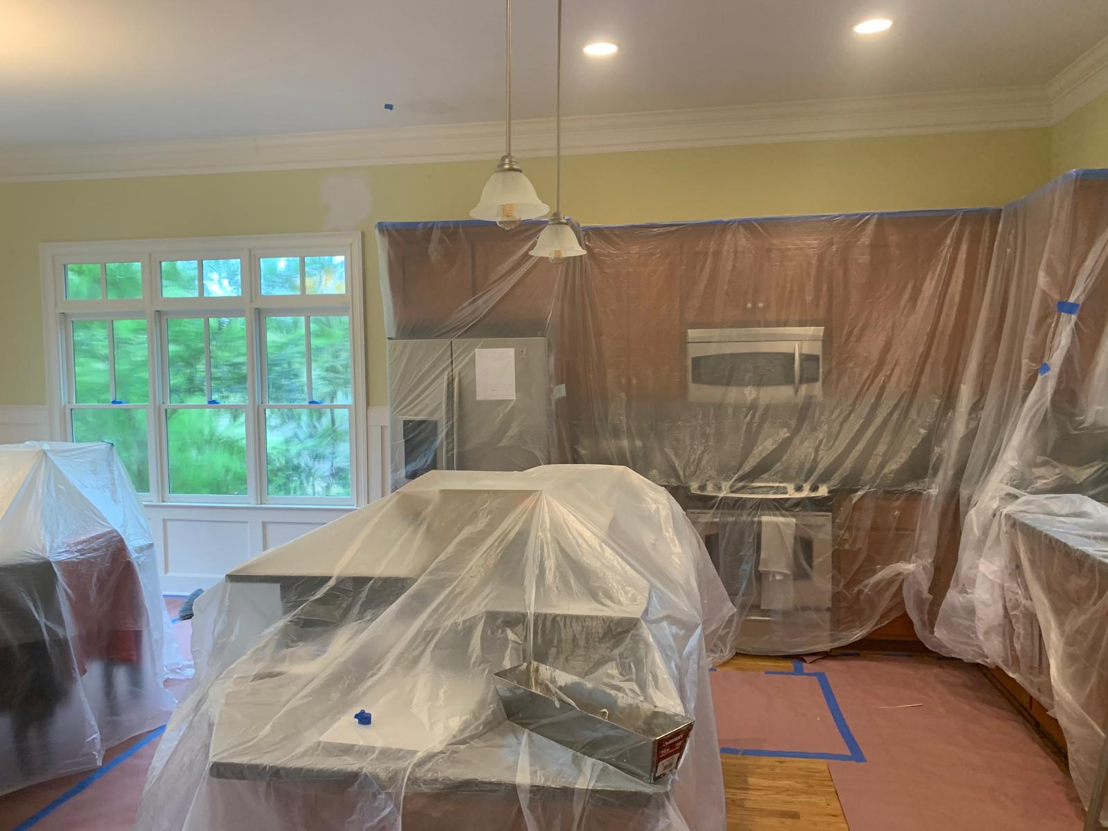 Interior repaint - before