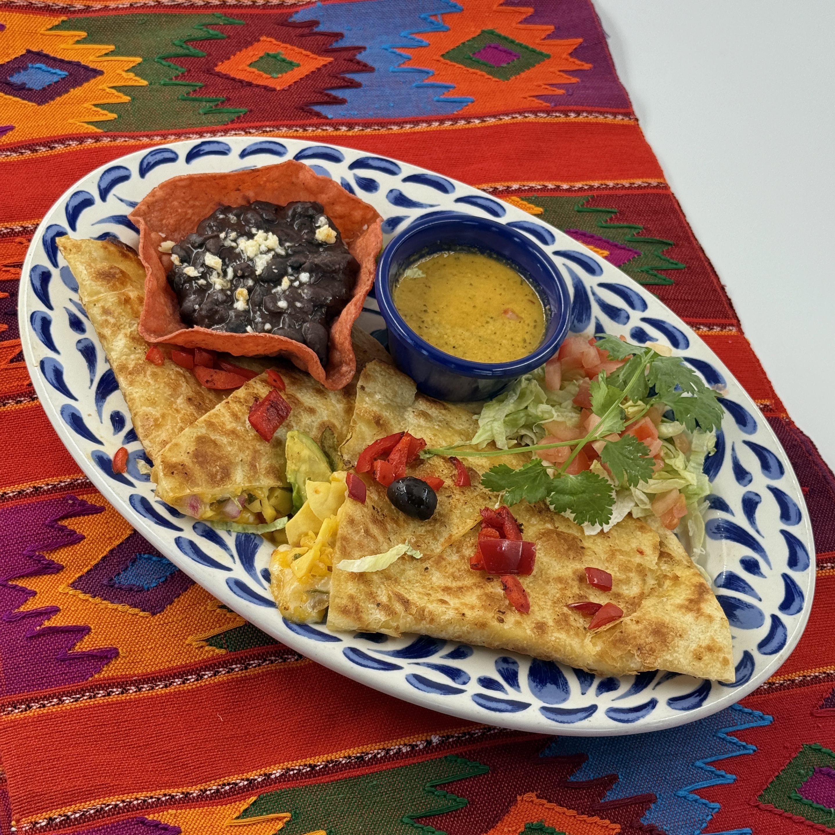 Red Bell Pepper Quesadilla Red Bell Pepper Quesadilla