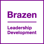 Logo: The words Brazen Leadership Development, stacked