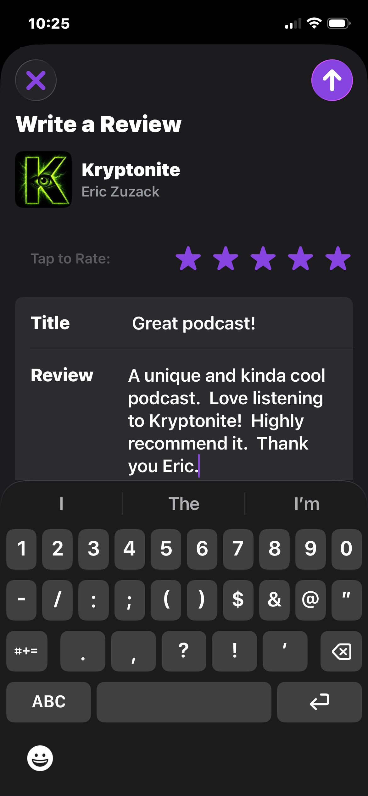 Five-star review