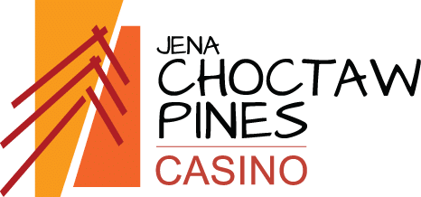 The bright lights of a casino floor.