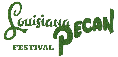 A vibrant festival scene with pecan treats.