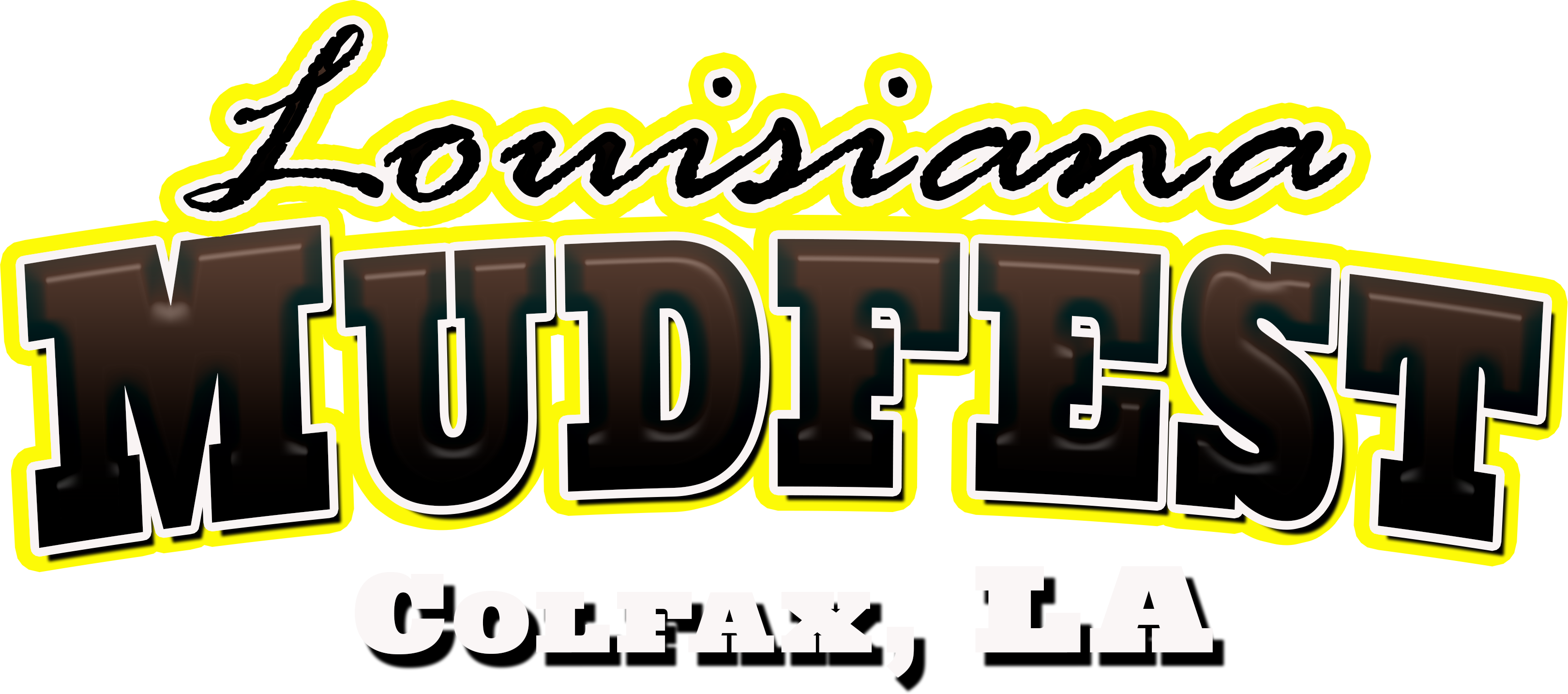 A mud truck splashing through a bog.