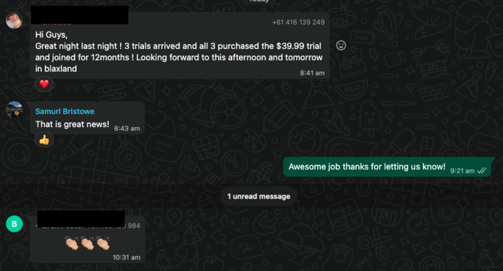 Client win