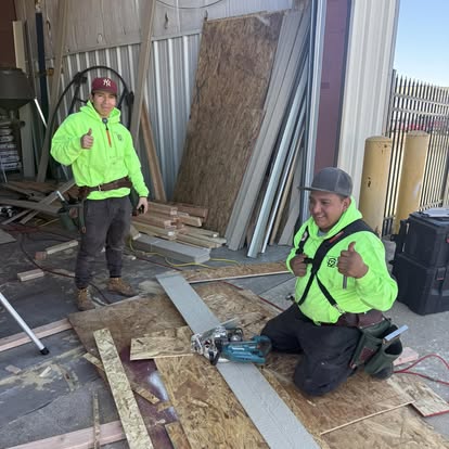 An E2 crew on a job site