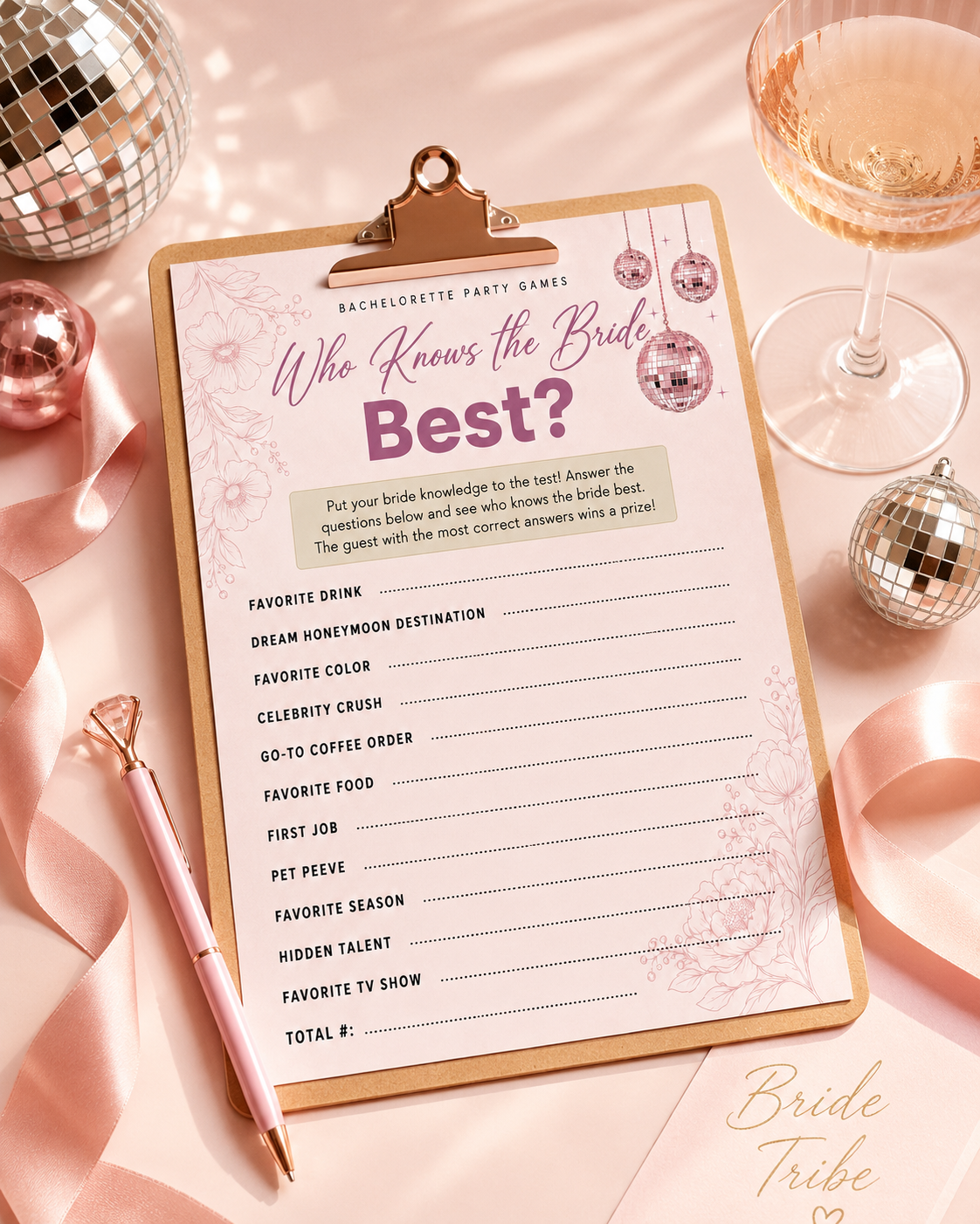 Bachelorette party printable bundle cover