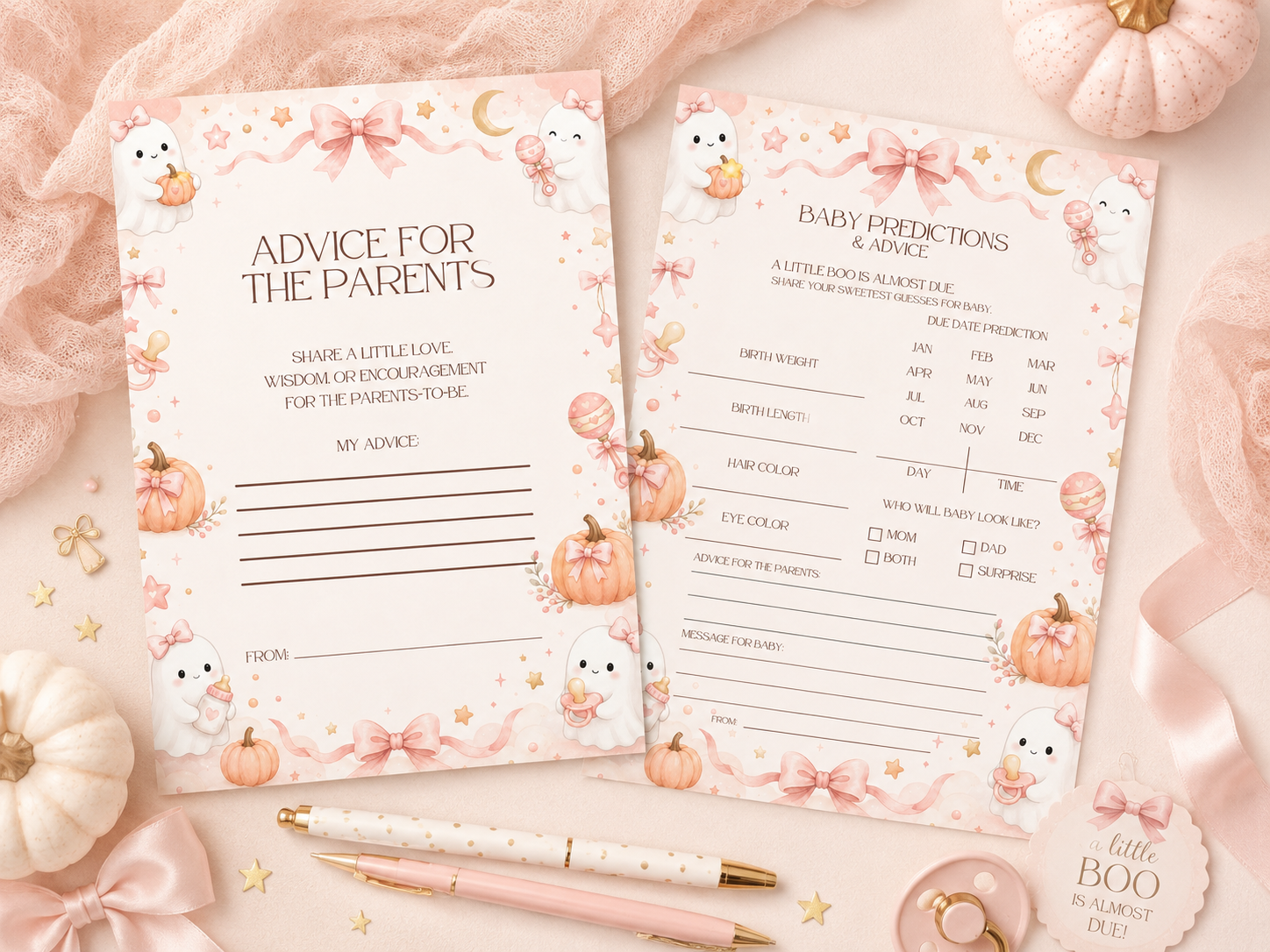 Baby Predictions Card