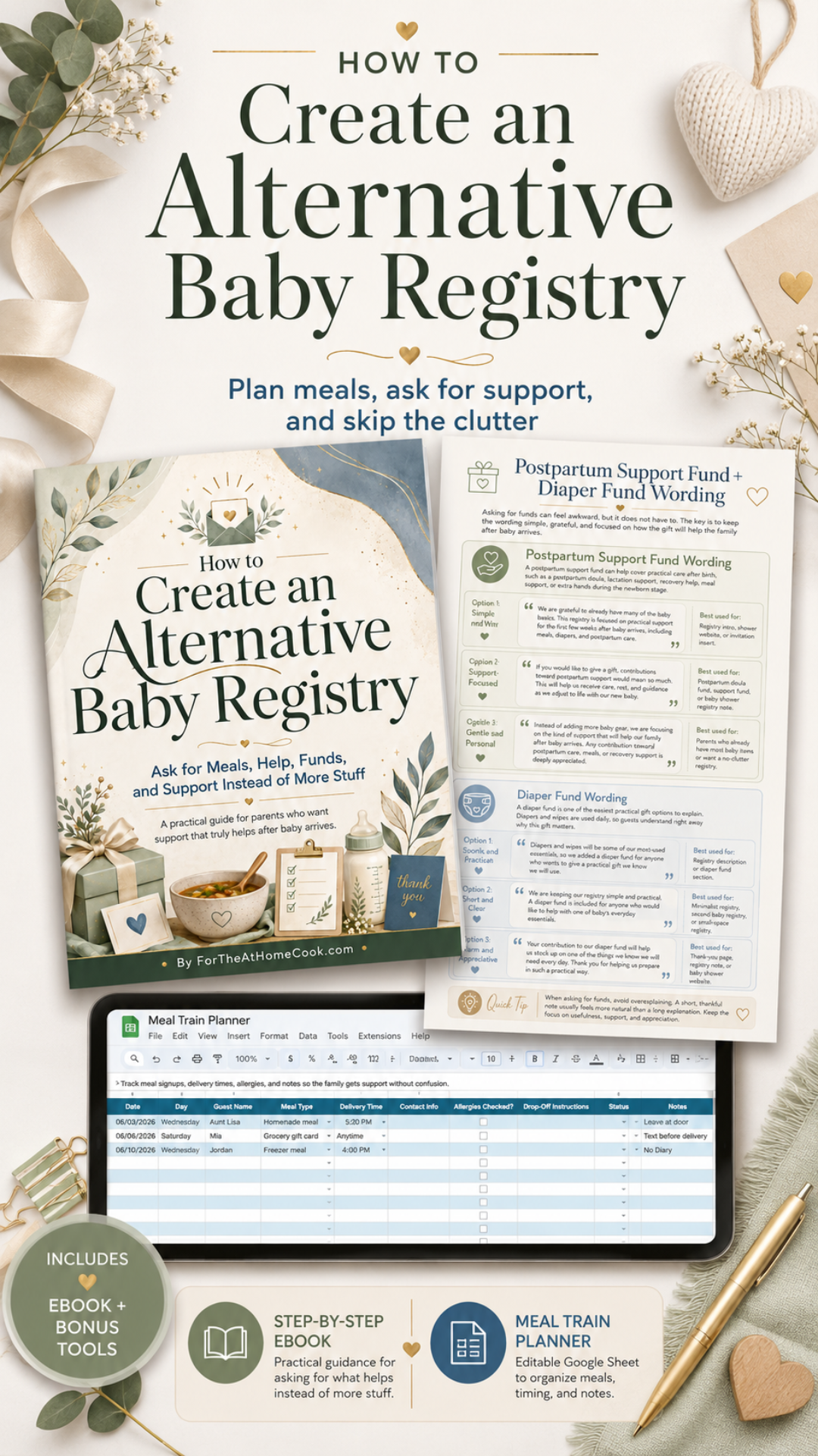 What is included in the Alternative Baby Registry Toolkit