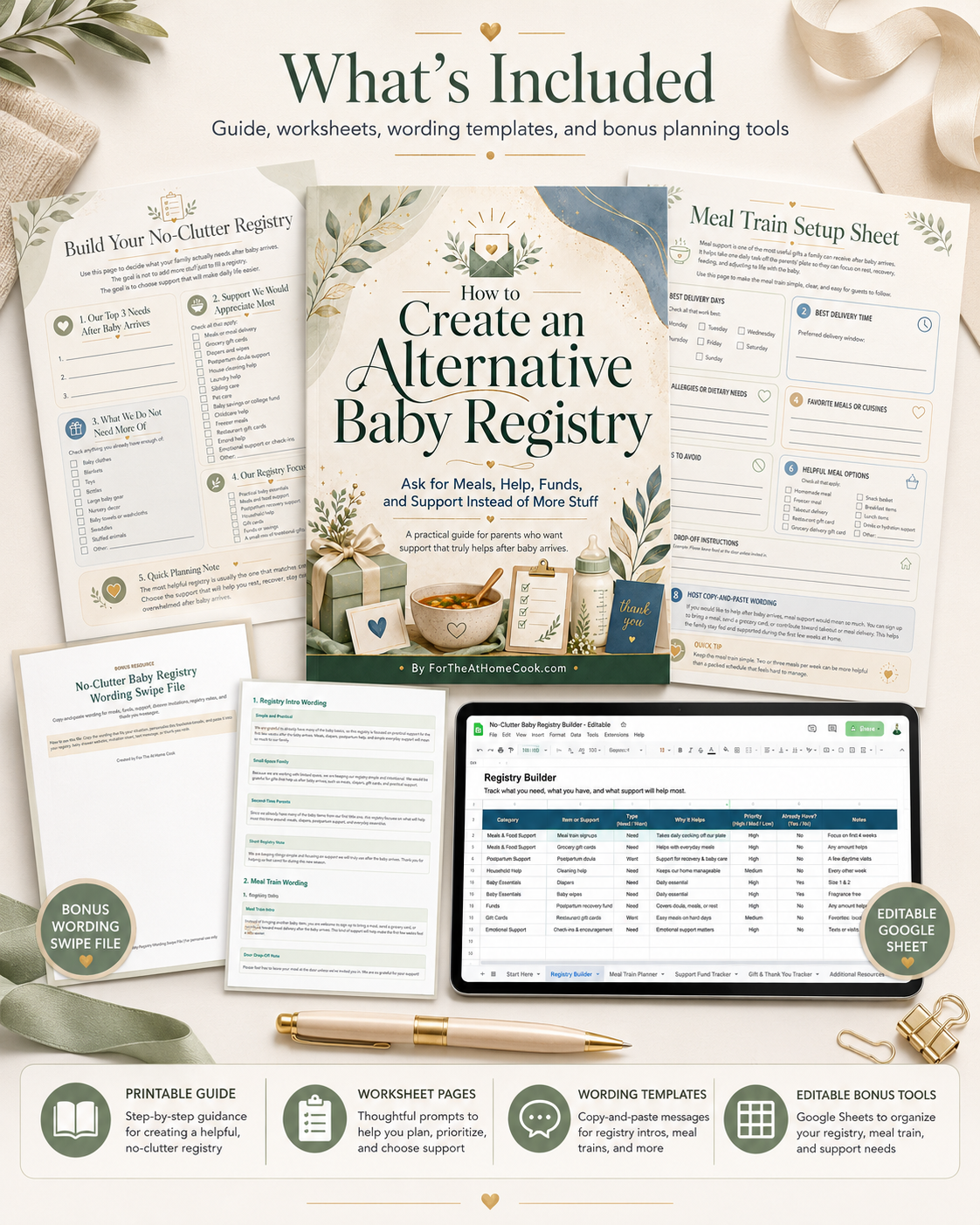 How to Create an Alternative Baby Registry Toolkit mockup
