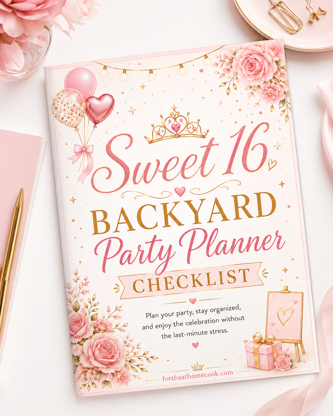 Free Sweet 16 Backyard Party Planning Checklist
