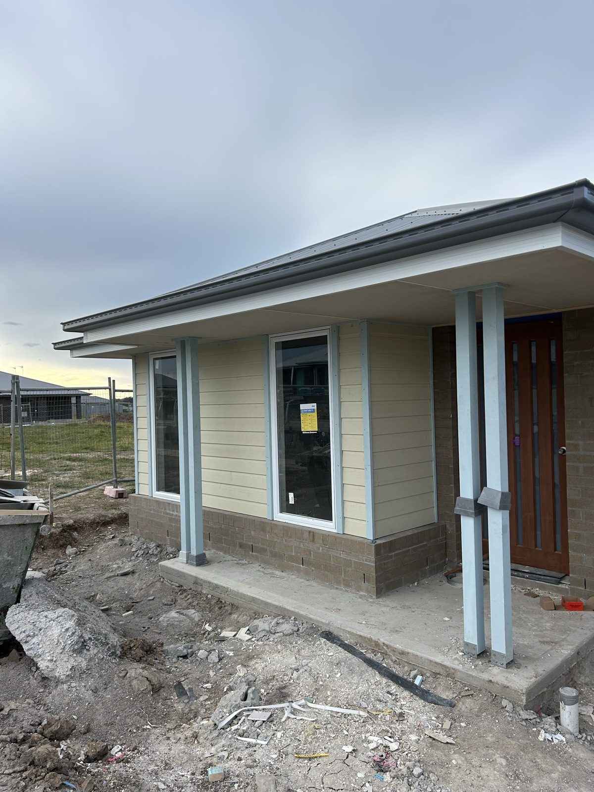 Eaves and cladding detail