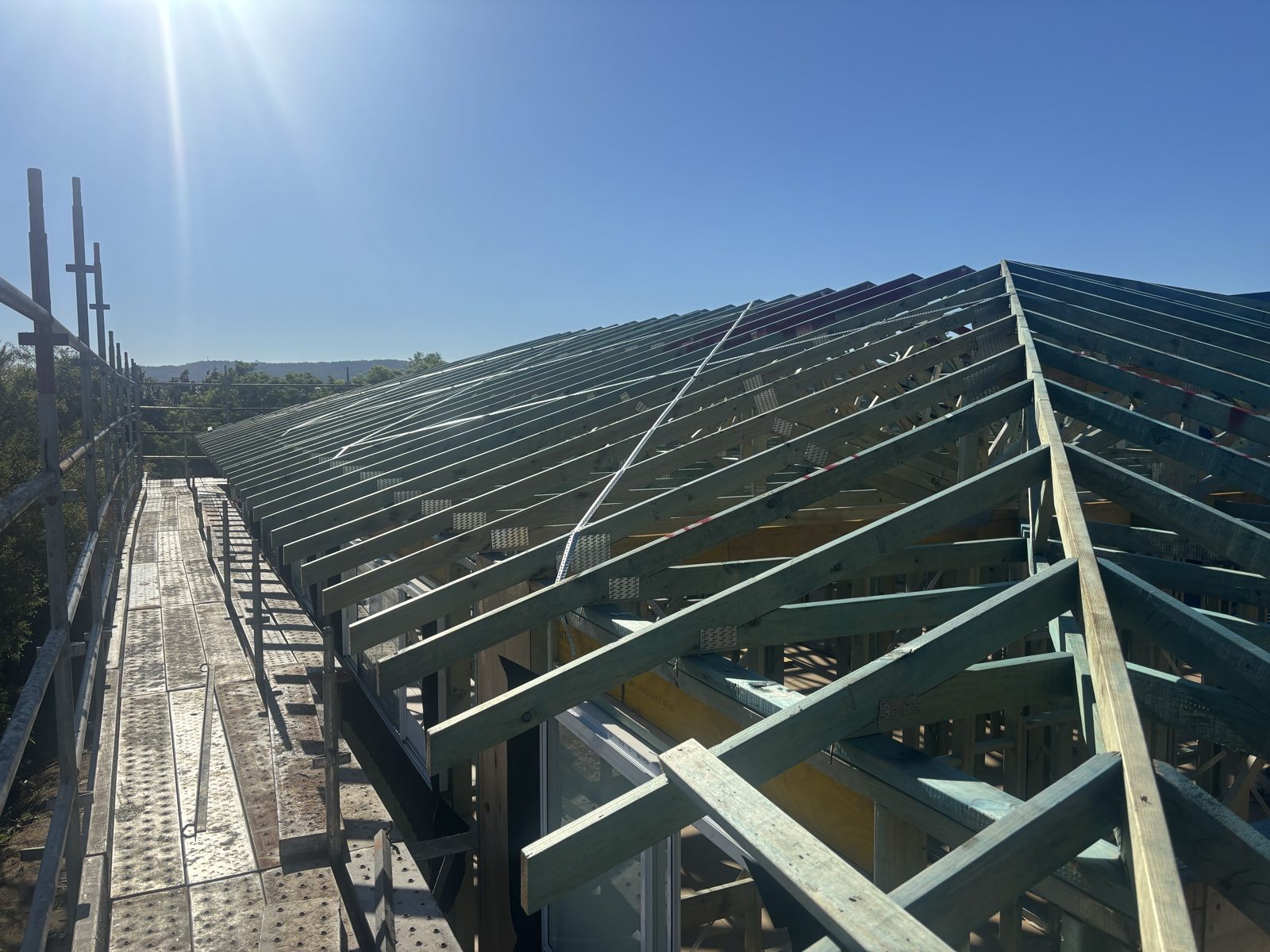 Timber carpentry framing