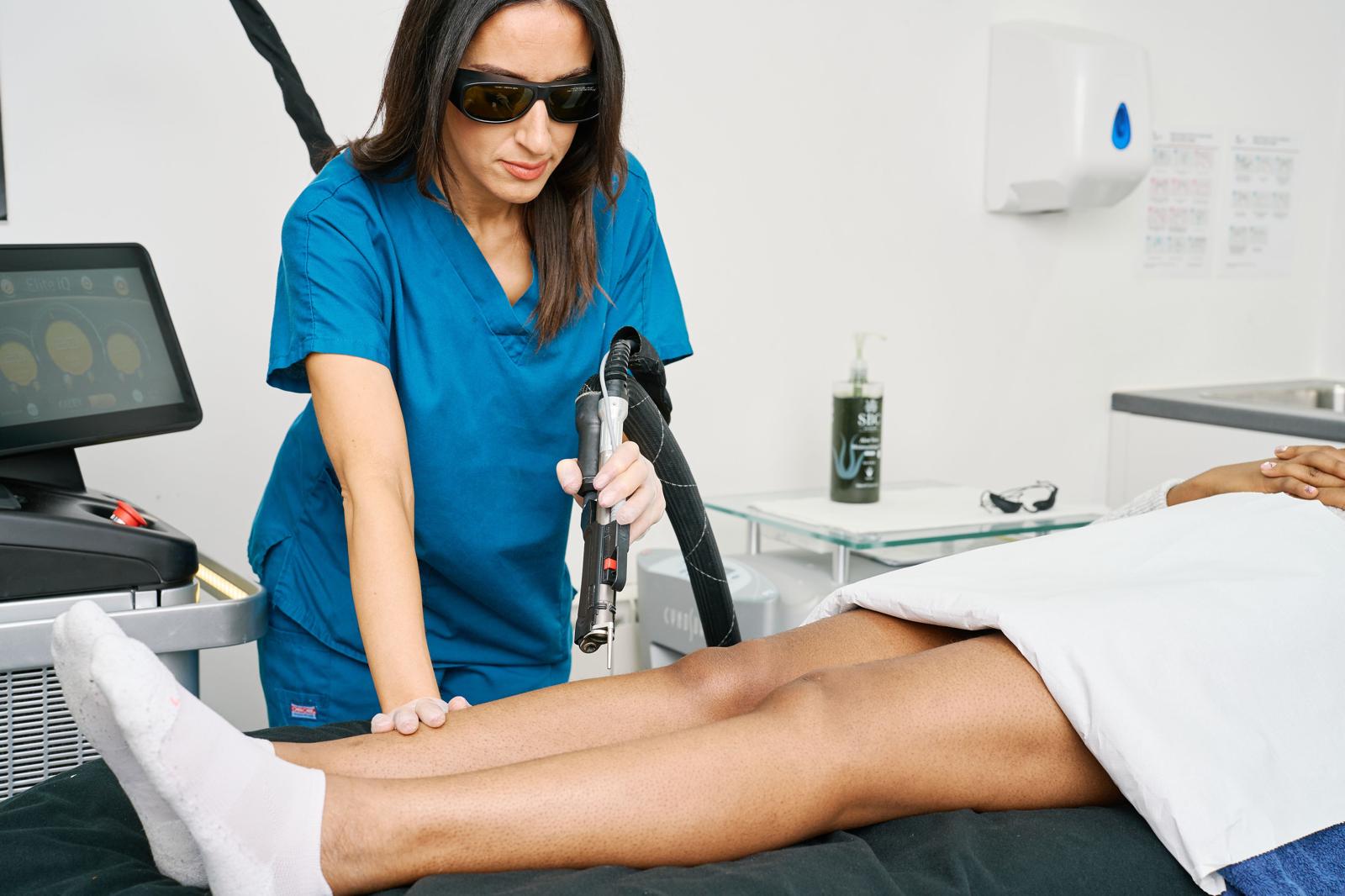 Inside Skintique clinic laser hair removal