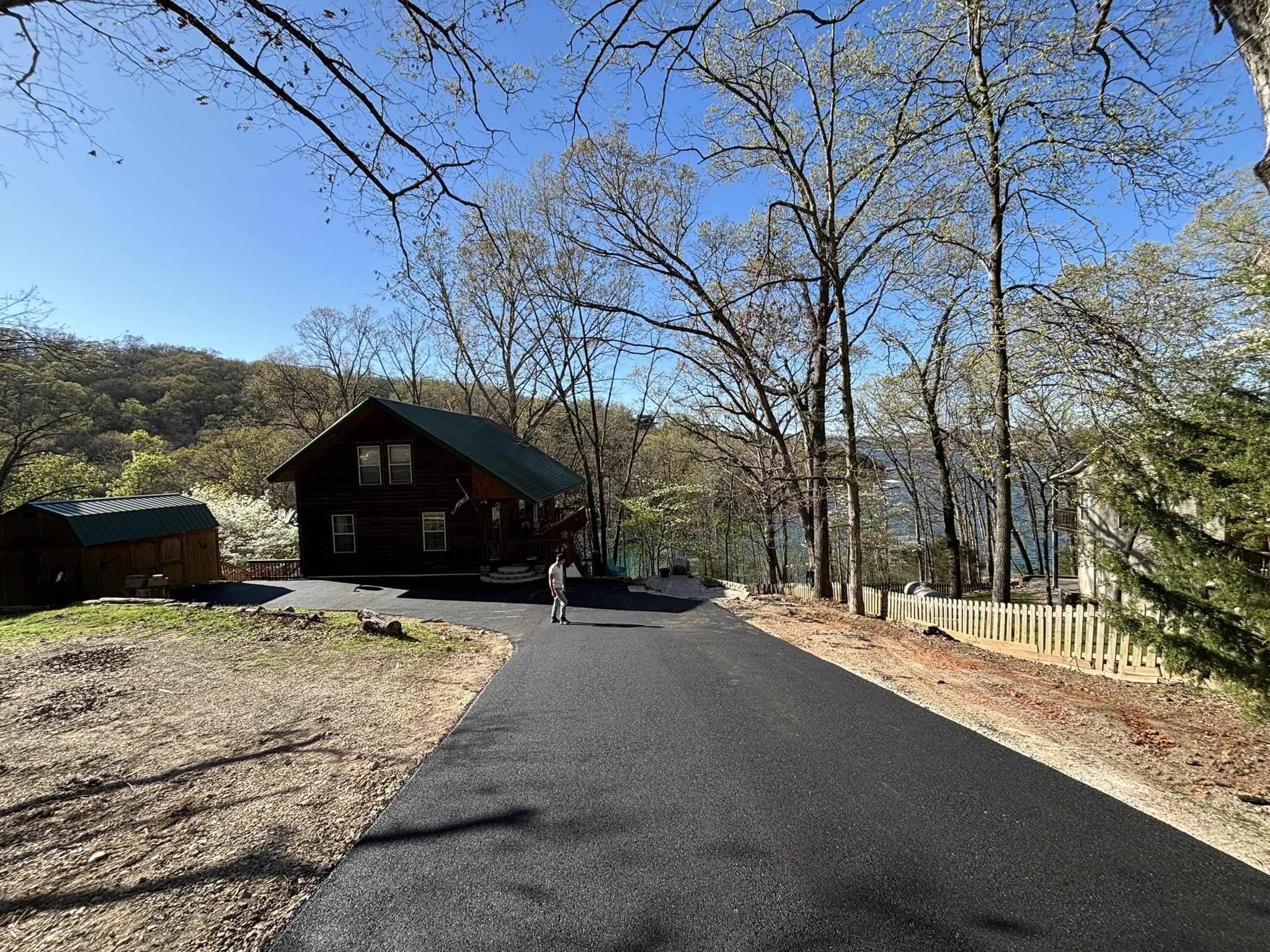 Residential driveway paving