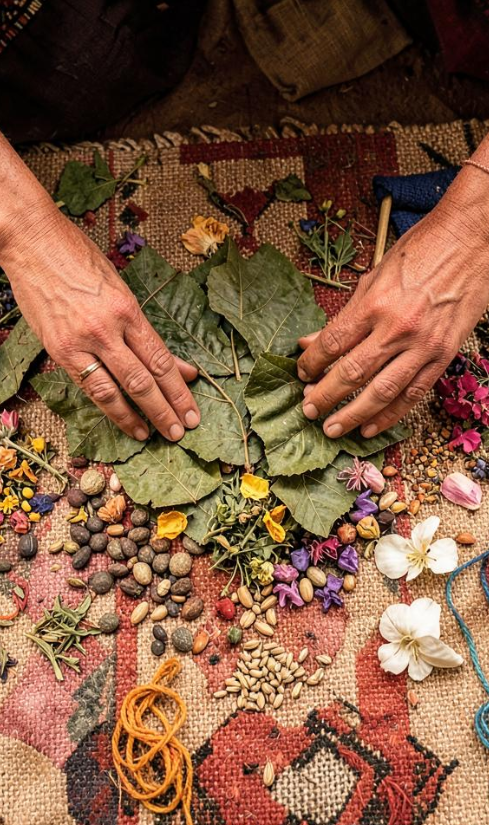 Andean ceremonial guidance during the Qanchis Illa journey