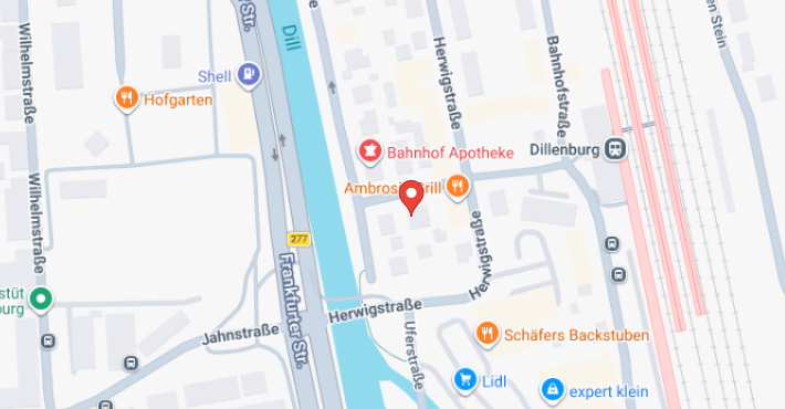 Standortkarte von Smart-Solution24 Immo GmbH in der Schlesischen Stra�e 3 in Dillenburg